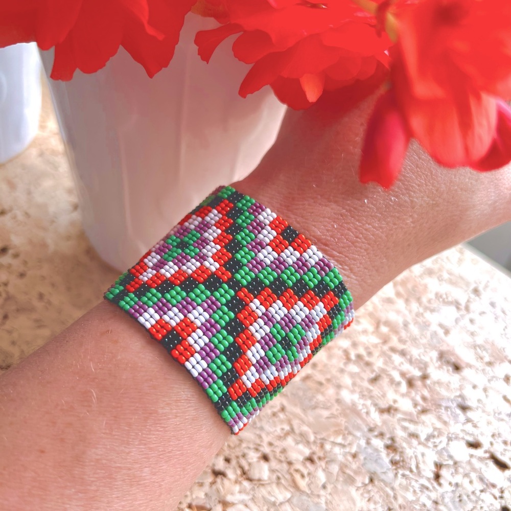 Loomed Beaded Bracelet